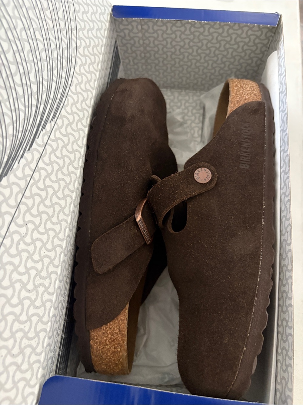 🤎Birkenstock Boston Brown Suede Clogs🤎